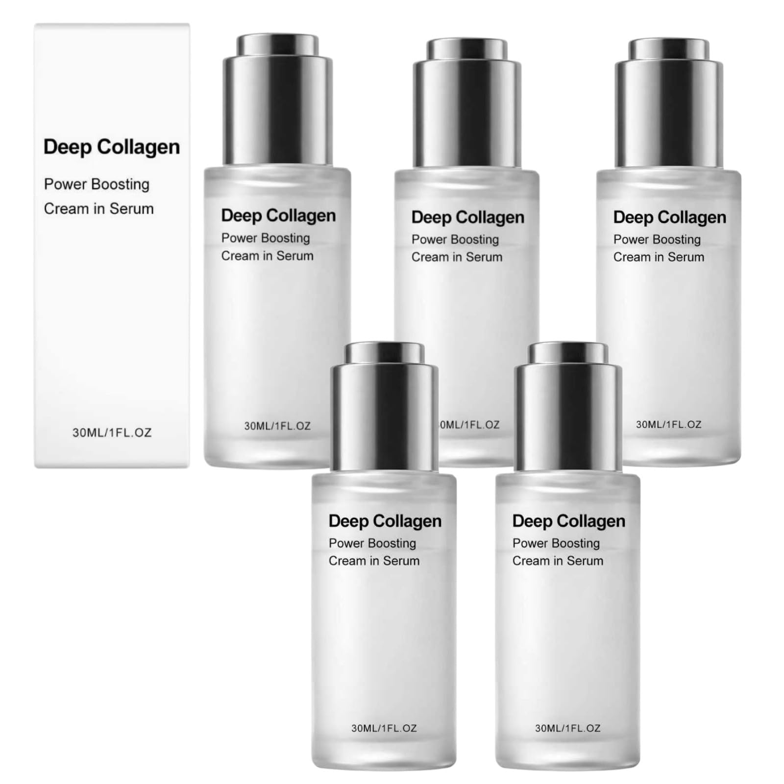 siero di collagene per il viso, levigatura delle rughe e rughe, idratazione e rassodamento della pelle, anti-rughe potente immediato, sollevamento intensivo, skincare per tutti i