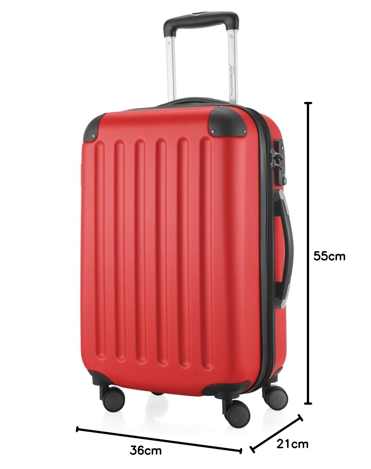 HAUPTSTADTKOFFER - Spree - Maleta rígida, Trolley expandible, Equipaje de Viaje, 4 Ruedas Dobles, TSA, 65 cm, 74 litros, Champán — view 184