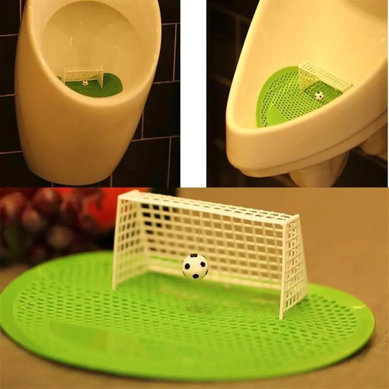 1PC Football Soccer Shooting Mat Bathroom Accessories Hotel for Toilet Deodorising Urinal Mat Style Screens Home Goal