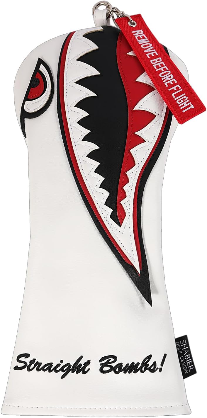 New Flying Tiger Warshark Golf Head Cover for Golf Head Club Available for Driver/Fairway/Hybird Club