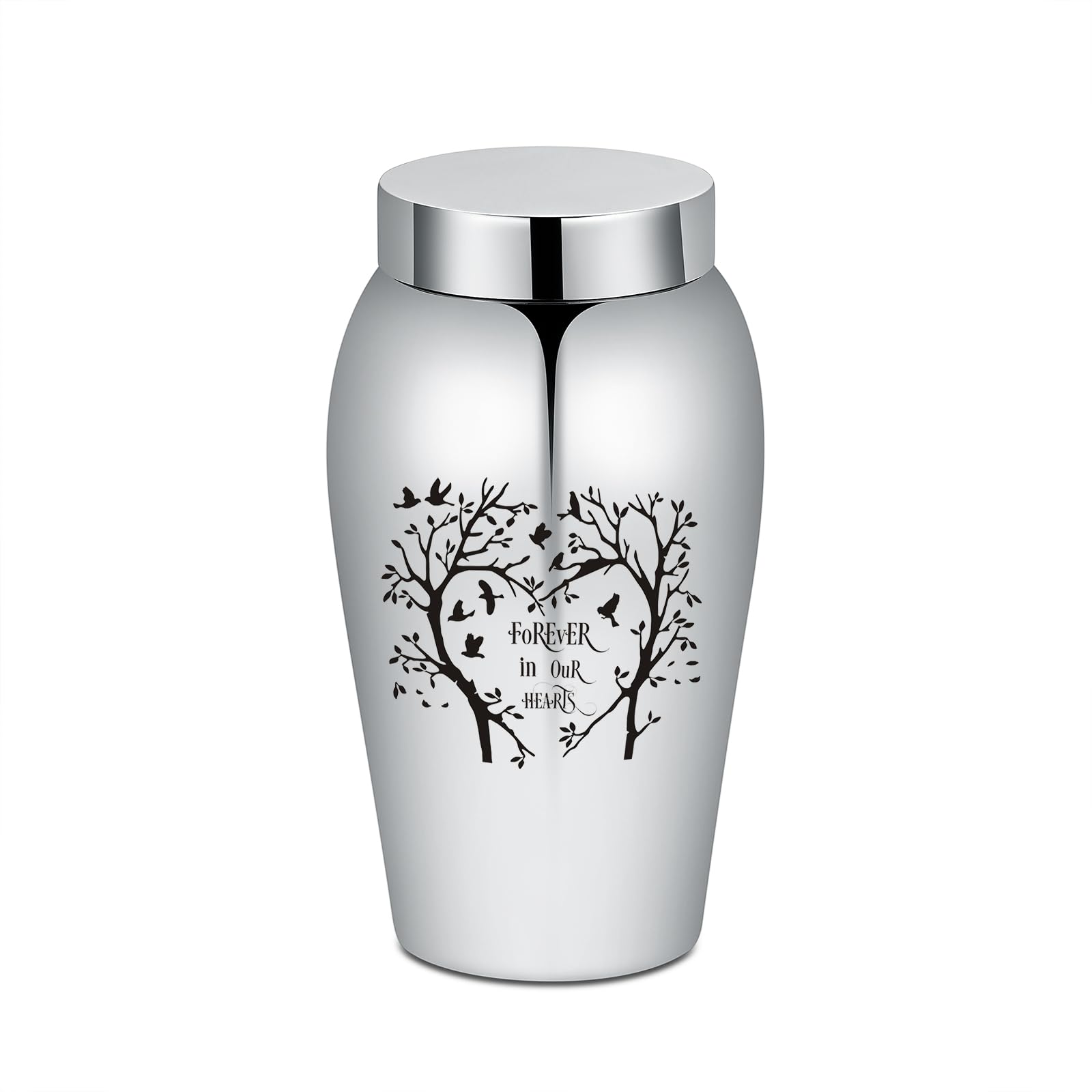 Urns for People Ashes Keepsake Cremation Urn Personal Funeral Urn for Pet or Human Ashes Memorial Ash Keepsake (Bird Tree)