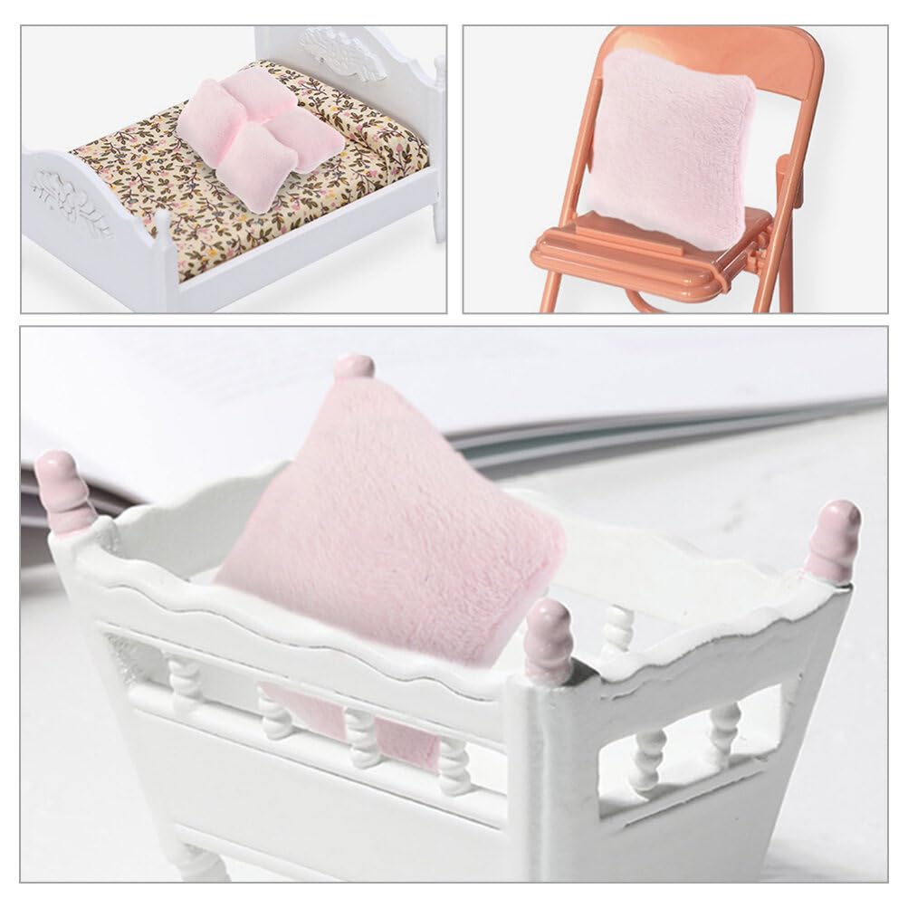 Lot De 6 Coussinets Miniatures Pour Maison De Poupée - Accessoires Décoratifs 1/12