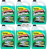 Elite Tool Center 6 Pack Prestone Windshield Washer Fluid With Bug Wash 1 Gallon Jugs...