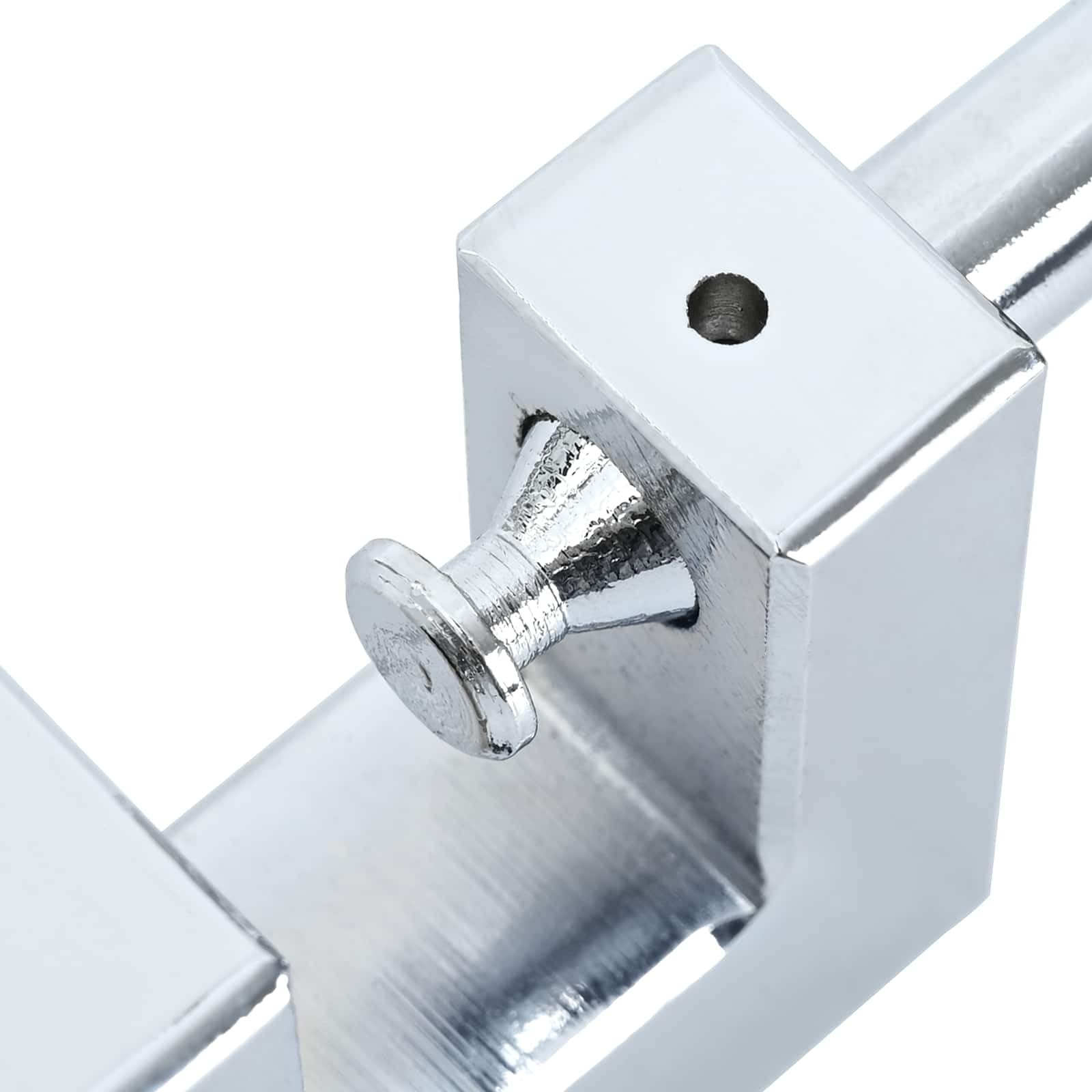 Lucchetto a catena in ferro argentato, impermeabile e resistente alla corrosione, per cancelli, porte e catene, soluzione di sicurezza versatile per casa e lavoro