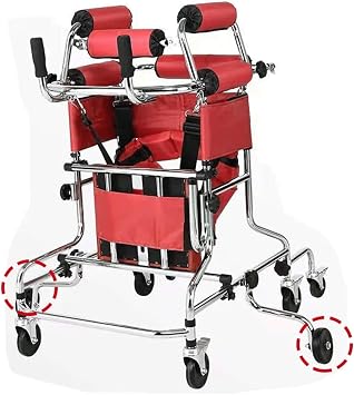 Walkers for Disabled Children & Cerebral Palsy Kids, Standing Walking Aid for Lower Limb Training & Assist, Adjustable Height, for Stroke, Fracture, Hemiplegia Color B120-150