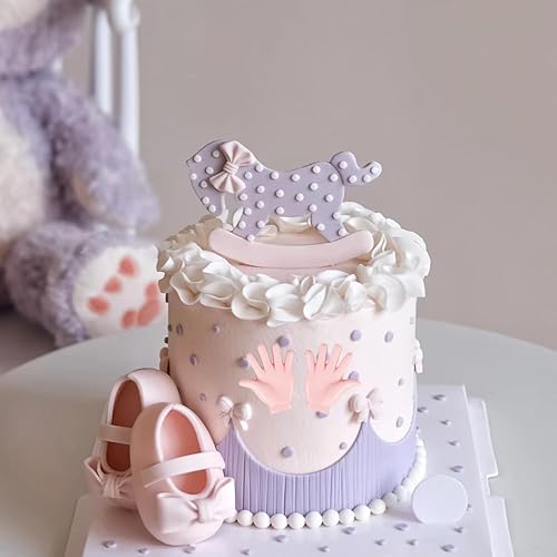 Miniatura 5 de Molde de silicona para fondant para bebé, tema de baby shower, molde para decoración de tartas, moldes de fondant de mano para cupcakes, caramelo y