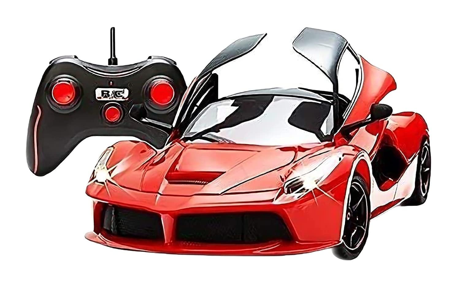AMAFLIP Remote Control Super Car with Rechargeable Sports Racing Car Model with Open-able Doors & Light (Color May Vary) (Latest 2023) (B0C7P884TY) Amazon Price History, Amazon Price Tracker