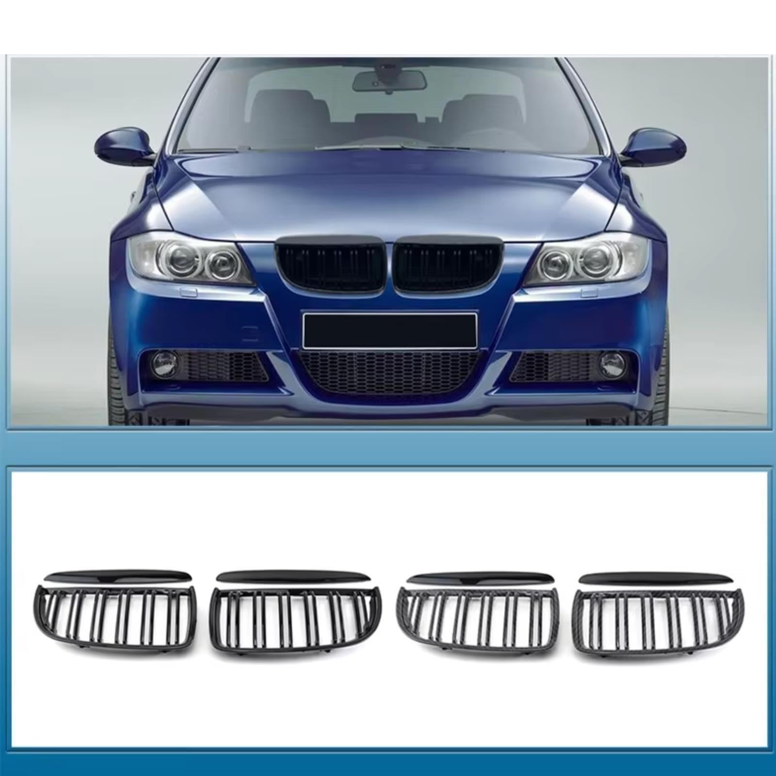 Griglia Rene Anteriore Auto Per Serie 3 E90 E91 323I 328I 335I 2005-2008