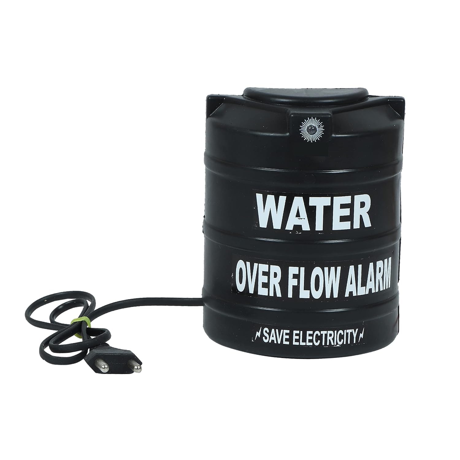 LUCKYMORDEN Water Tank Alarm Overflow Bell| Water Overflow Alarm with Sensor,Water Overflow Alarm with Voice Sound, Water Alarm Overflow with Sensor, Water Tank Alarm(Black)-image-30