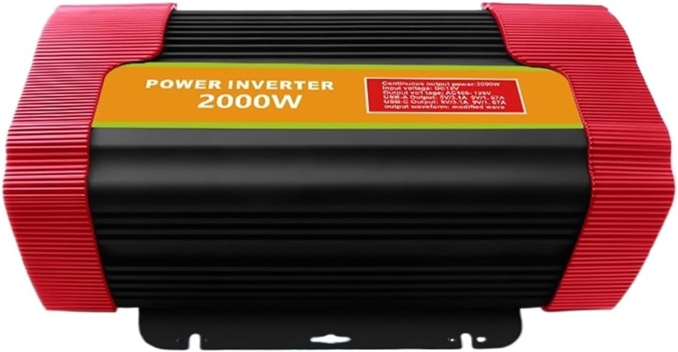 2KW Home Solar System Inverter 12V to 110V 2000W High-Power Power Converter