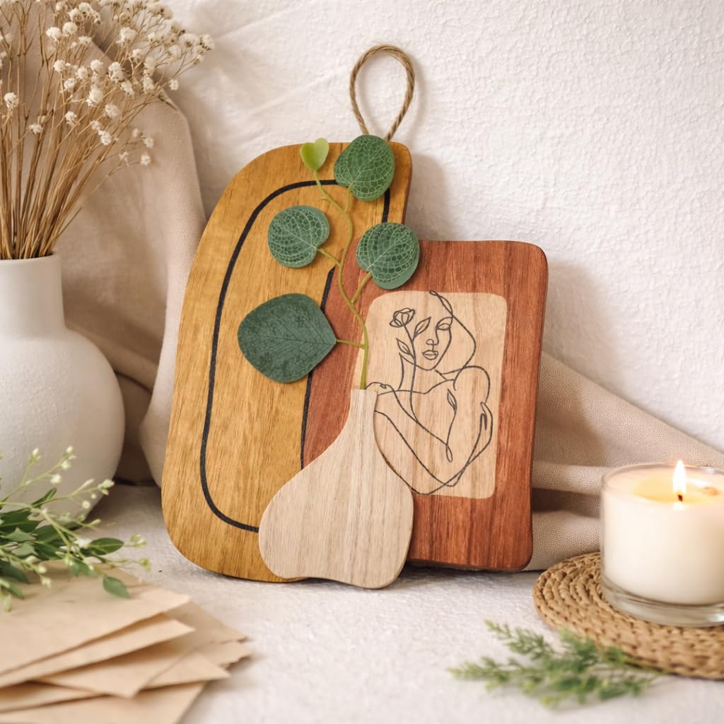 Abstract Wooden Wall Hanging - Modern Art Decor -8 Abstract Wooden Wall Hanging - Modern Art Decor -8