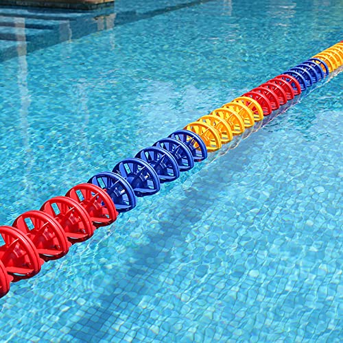 Câble en acier de 4 m pour piscine avec corde de séparation flottante et longueur réglable