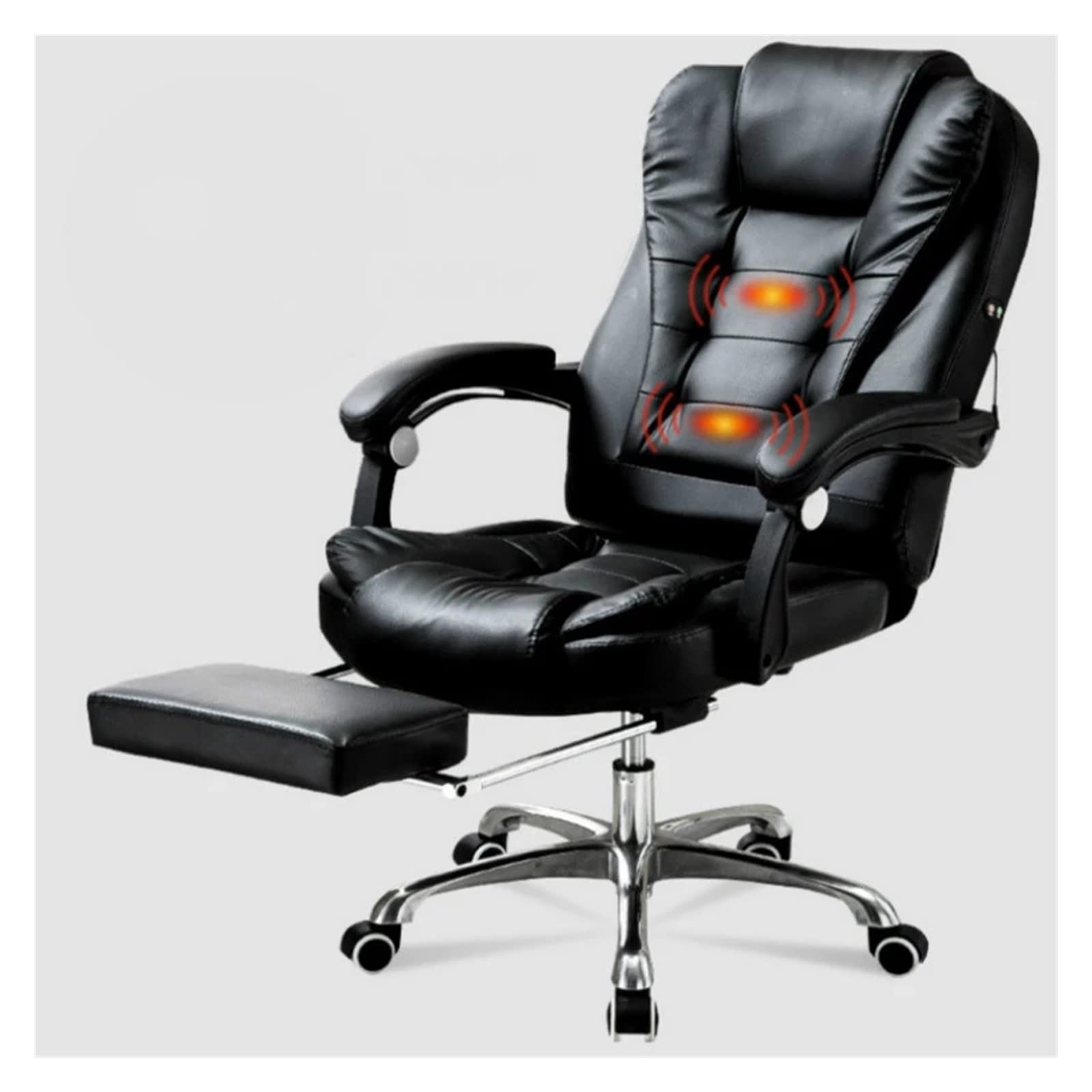 OOCCO Office Chair Multifunction Office Computer Chair Swivel Reclining Boss Chair Household Study Room