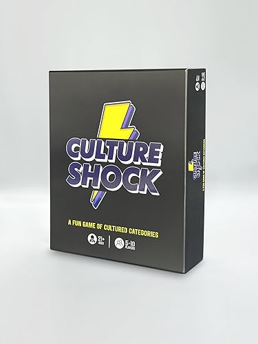 Culture Shock - Juego de mesa de categorías con un toque cultural, juego de fiesta para familiares y amigos, noche de juego o reuniones,
