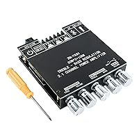 Vista 8 de ZK-HT21 TDA7498E Placa Amplificador Bluetooth 160W×2+220W Subwoofer Receptor de Audio 2.1 Canales Amplificador de Potencia Módulo con Control