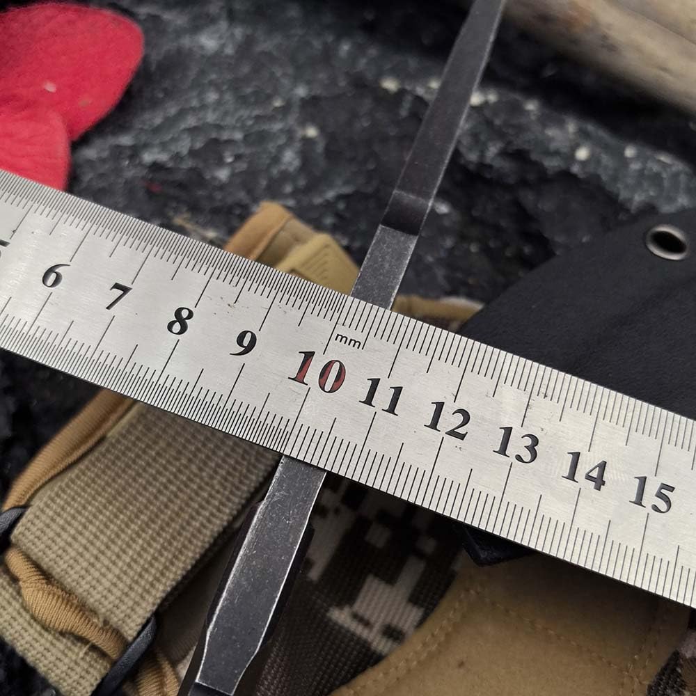 Festes Gegen Full Tang messer Edc Outdoor Jagdmesser Feststehende klinge tanto, gegen Einhandmesser, gerade scharfes stahl messer aus loch griffe, survival neck knife, Gürtelmesser mit Kydex scheide