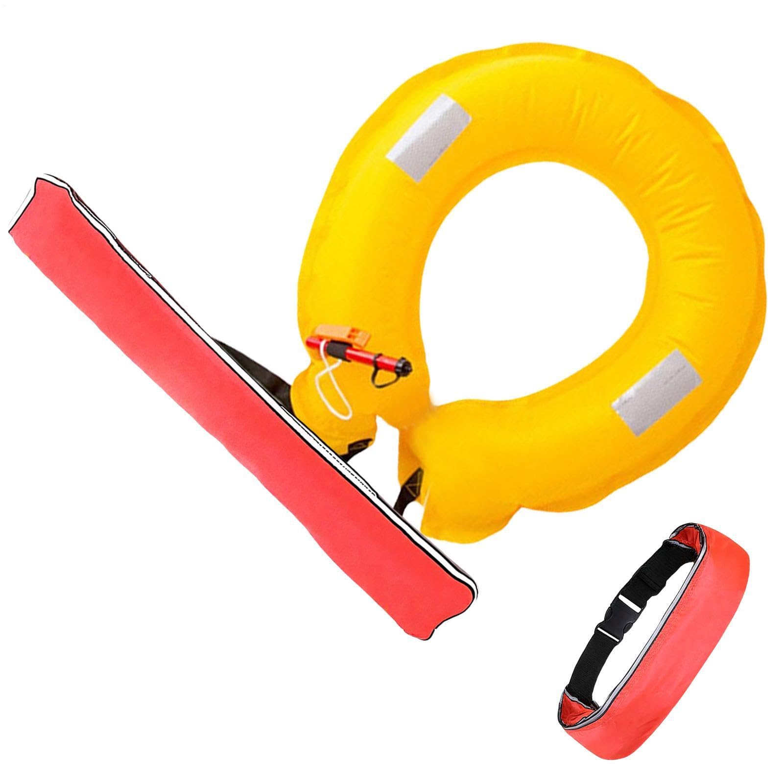 Cinturón hinchable ajustable resistente a pinchazos