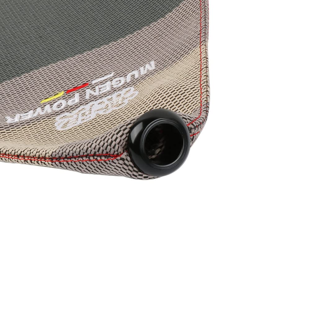 JDM MUGEN POWER GRADATION Racing Hyper Fabric shift knob Shifter Boot Cover MT/AT Red Stitches