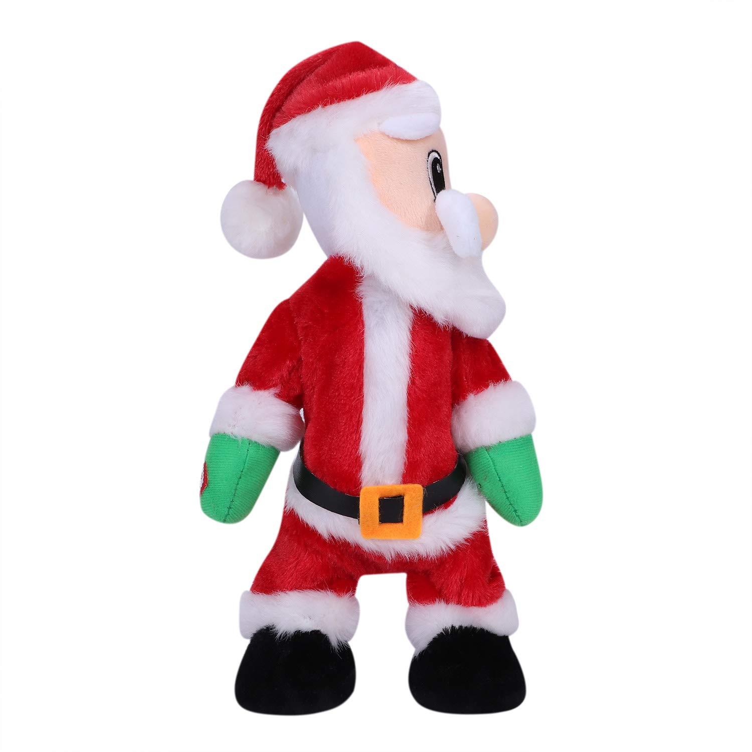 ITODA Twerking Santa Claus Singing Dancing Christmas Electric Santa Claus Toy Red Christmas Figurine Stuffed Plush Doll Music Toy Figure Toy for Kids - Image 2