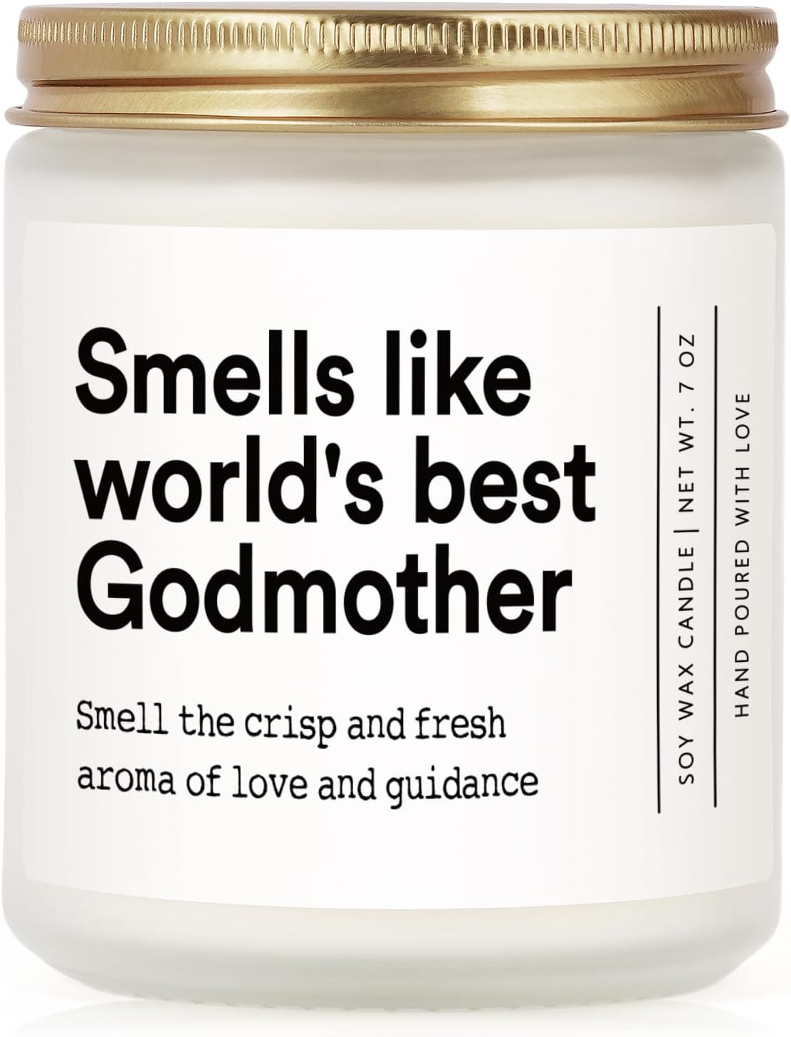 Godmother Proposal Gift, Godmother Gifts from Godchild, Will You Be My Godmother, Birthday Mothers Day God Mother Gifts- Handmade Lavender Godmother Candle(7oz)
