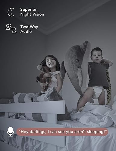Miniatura 3 de Nooie Monitor de bebé cámara WiFi para mascotas cámara IP de 360 grados cámara de seguridad para el hogar 1080P seguimiento de movimiento visión