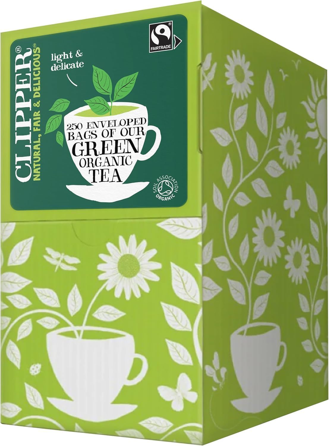 Clipper Fairtrade Organic Green 250 Envelopes