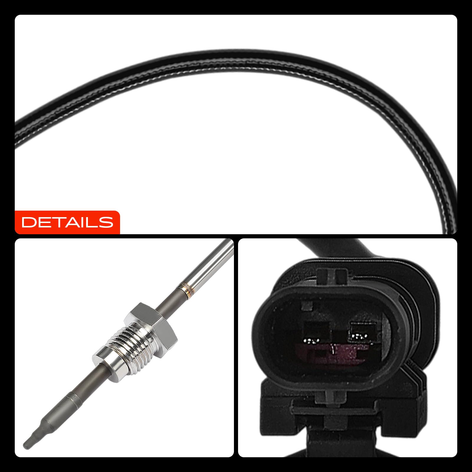 Frankberg Capteur de température des gaz d'échappement, | Compatible avec: Ghibli III M157, Quattroporte VI