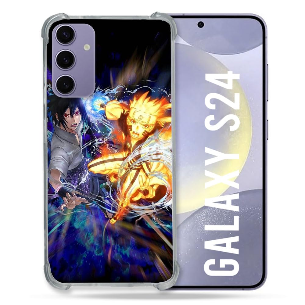 Cokitec Reinforced Case for Samsung Galaxy S24 Manga Naruto VS