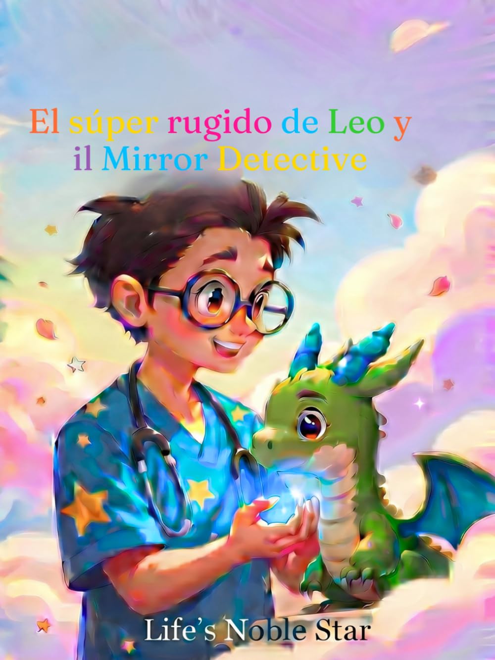 El súper rugido de Leo y il Mirror Detective (Pädagogisch wertvoll für Praxen und Familien)