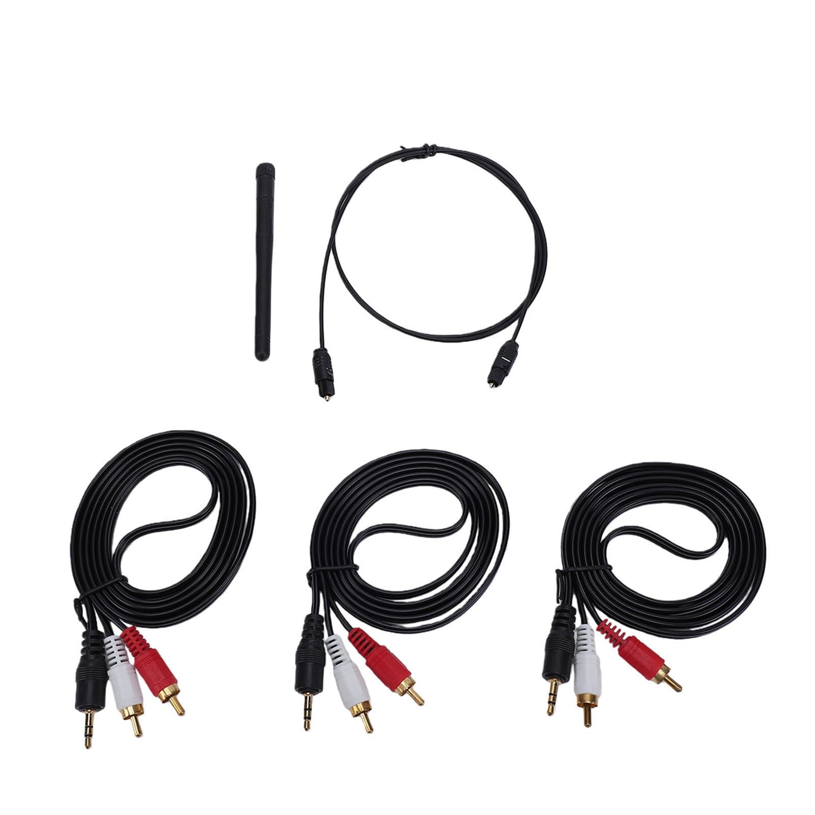5.1 Dekoder Dźwięku Kanałowego Bluetooth 5.0 108x88x27mm (wtyczka | Stop Aluminiumowy, Optyczny Kabel Współosiowy ARC USB, DTS AC3 LPCM, Muzyka Filmowa Gamingowa, Cyfrowy na Analogowy