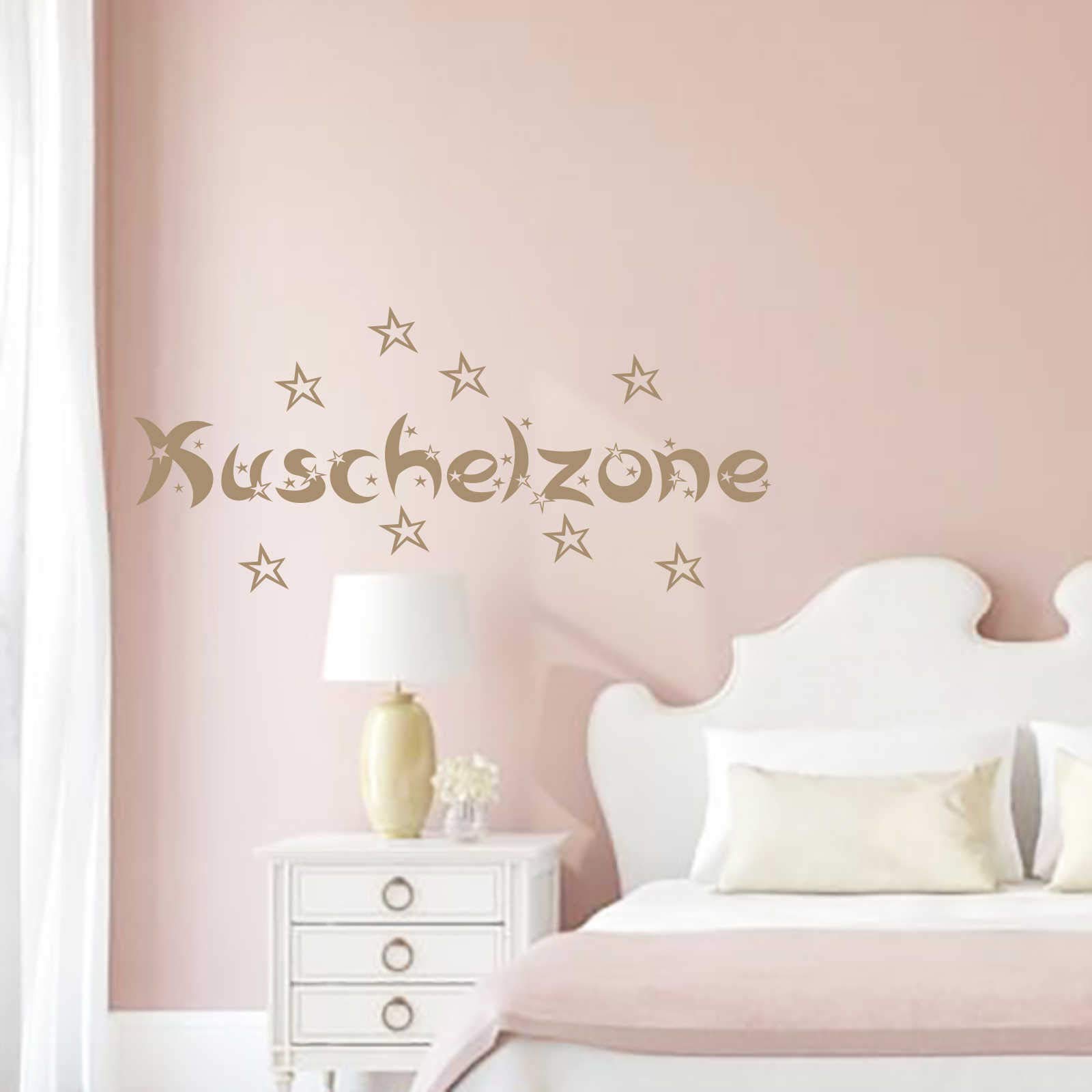 INDIGOS UG - Decalcomanie da muro - adesivi da parete - Murale - "Zona coccola", 120 cm x 54 cm - Marrone - Decorazione per soggiorno, camera dei bambini, ufficio, scuola