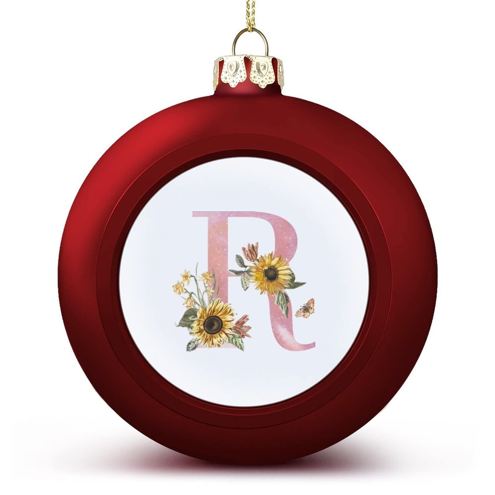 Christmas ball ornaments with letters Clearance
