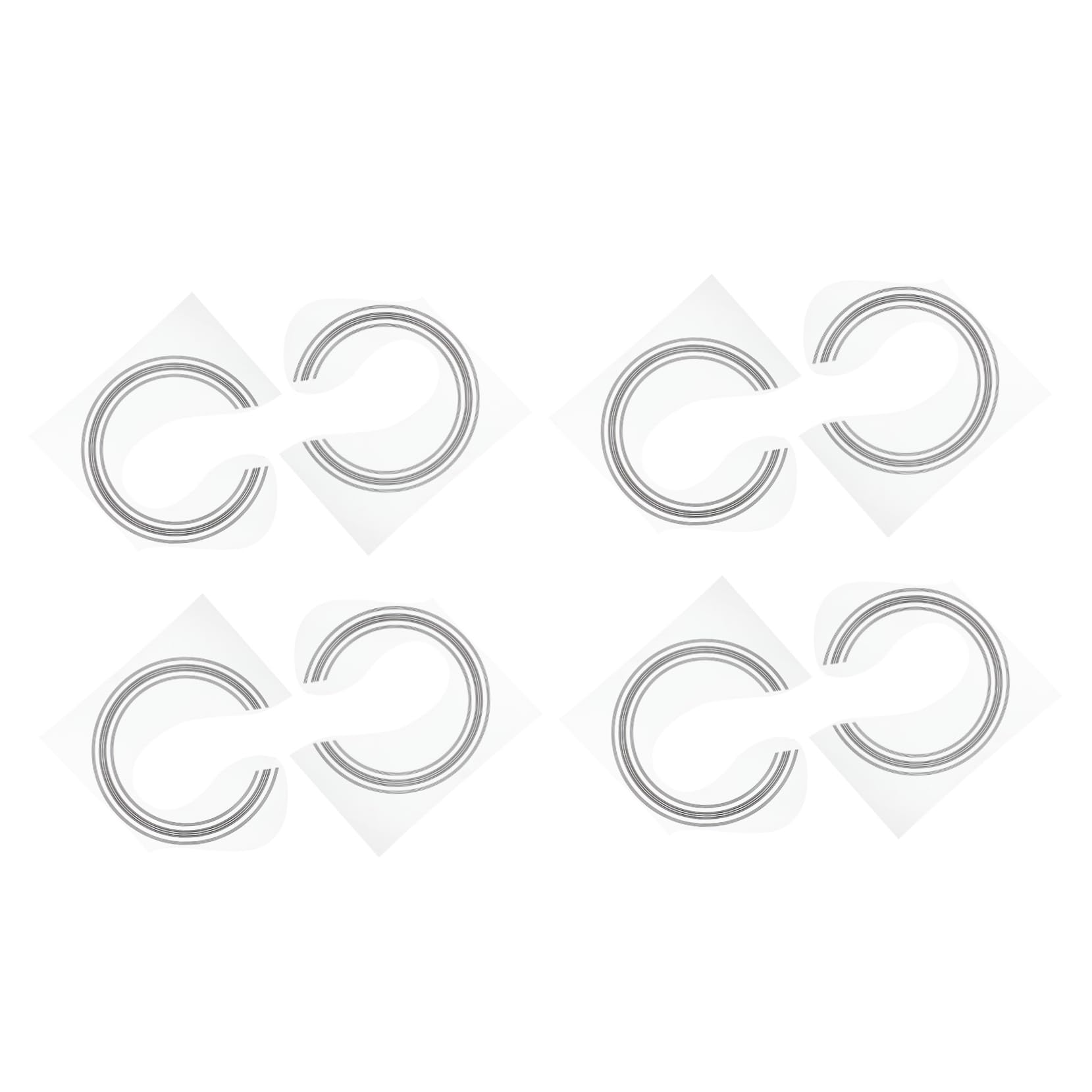 OFFSCH Acoustic Guitar Sound Hole Rosette Guitar Rim Sticker Sound Hole Decal