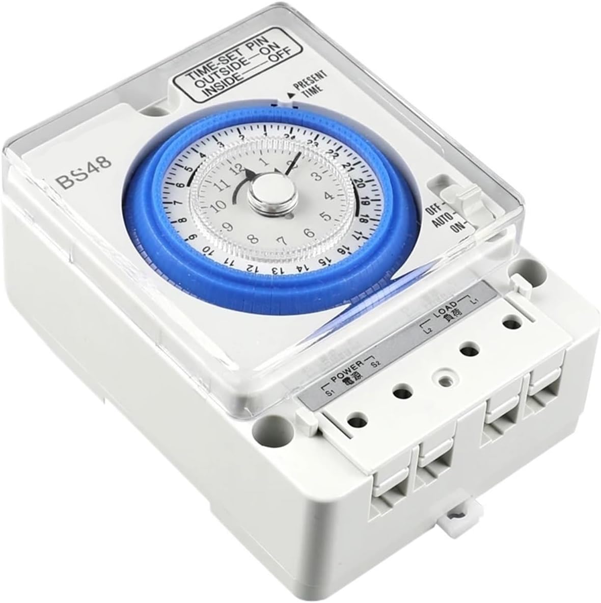 Mechanical Timer Switch TB35 BS48 220V with Set Up 96 Times Per Day Mini Set Time Range 15min