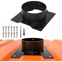 AIWFL 8-Inch Roof Vent Adapter Whirlybird Turbine Vents Adapter