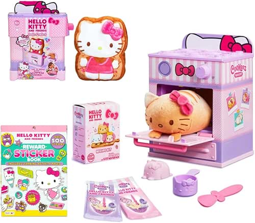 Cookeez Makery Hello Kitty and Friends Scented Plush Oven Playset