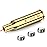 MidTen 7.62x54R Bore Sight Red Dot Boresighters with Three Batteries