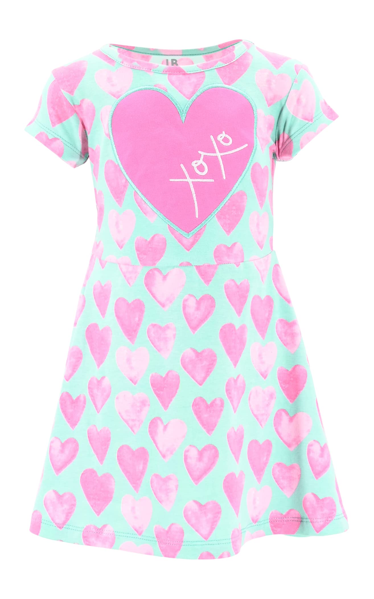 Unique Baby Girls' Short Sleeve Everyday Printed Dresses for Kid and Toddler, Sizes 2T-12Y