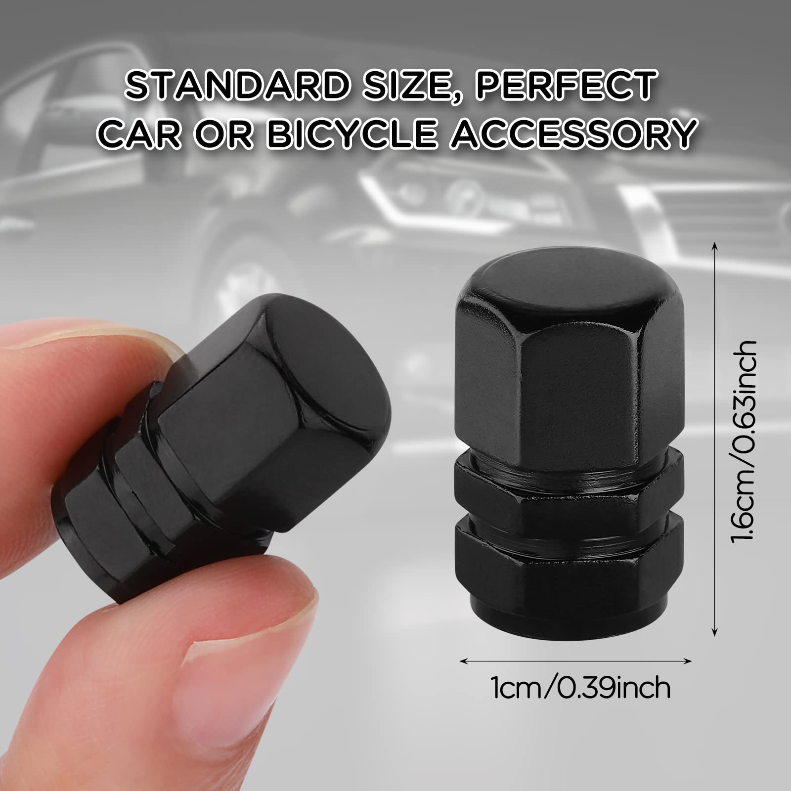 Lot De 4 Capuchons Anti-poussière En Aluminium Pour Une