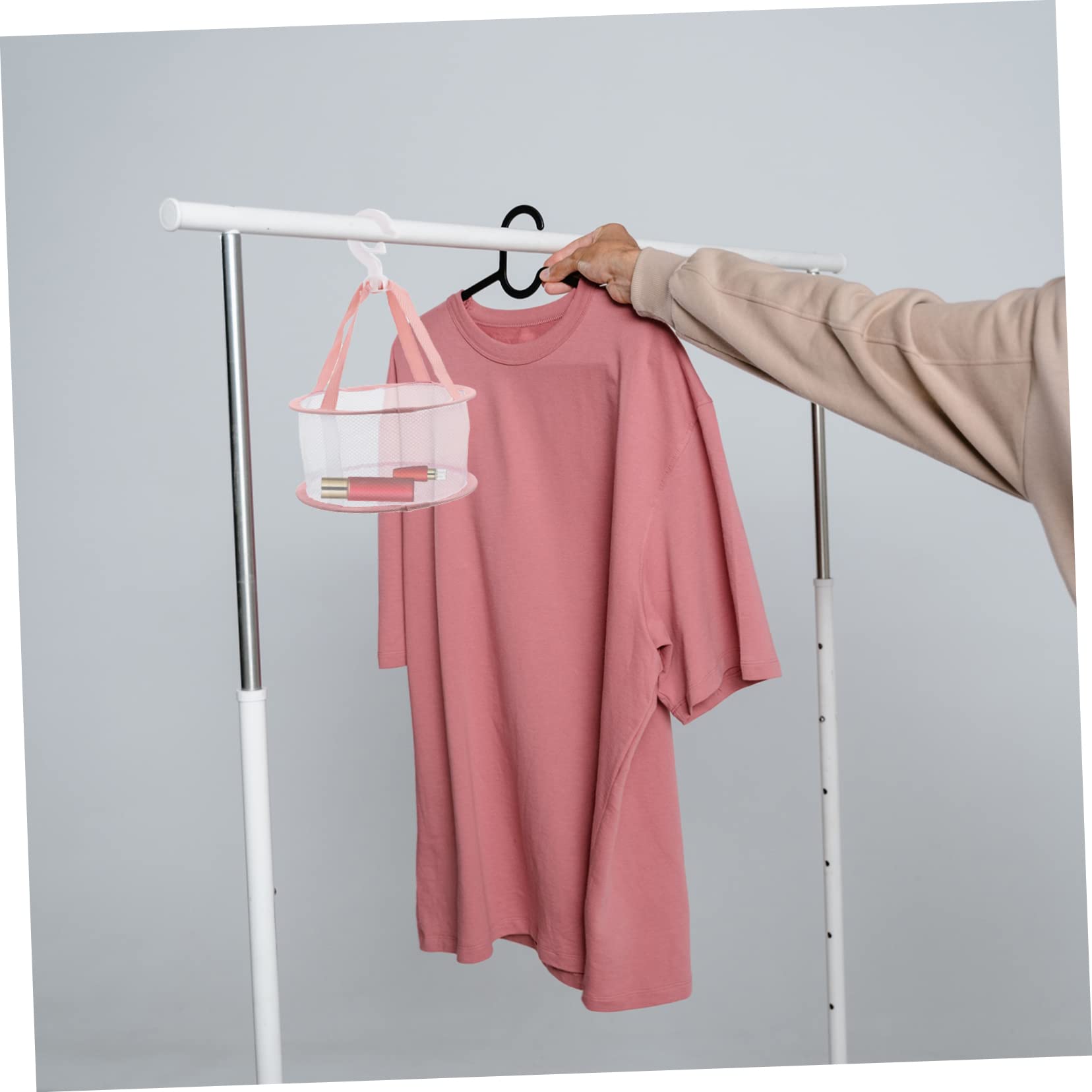 SOESFOUFU 2pcs Beauty Egg Drying Rack Folding Laundry Drying Rack Hanging Clothing Foldable