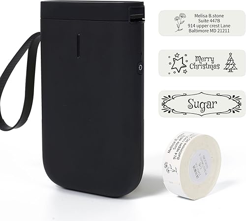 NIIMBOT D11 - Máquina de etiquetas adhesivas, impresora térmica sin tinta, portátil bluetooth, mini impresora para hogar, negocios y oficina,