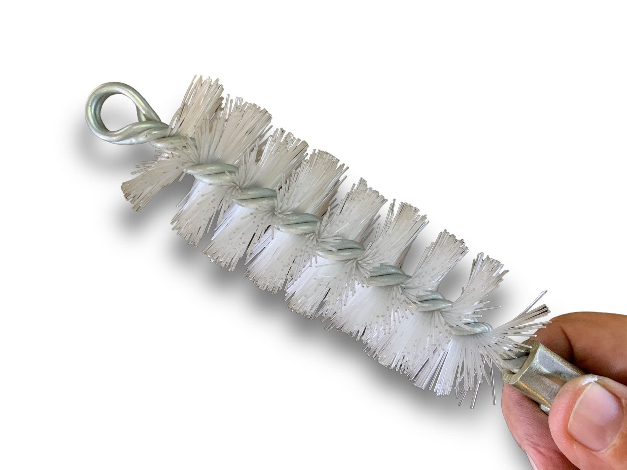 Zestaw szczotek do rur PRO NYLON Ø 35 mm | 1 drążek sztywny 100 cm + przedłużacz 100 cm + 1 elastyczny pręt 80 cm + 1 fretka kablowa 7 metrów | Złączka M12*175 | Szczotka do czyszczenia rur | Kibros 41SCN35TF