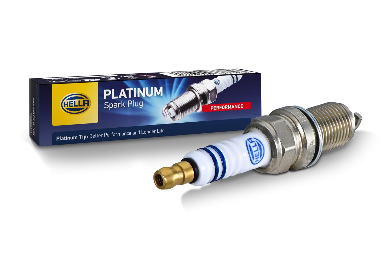 HELLA 8EH 188 705-311 Spark Plug - Platinum PM8RC5-8 - Spanner size: 16 - Thread Length: 19mm - Electrode Gap: 0.8mm