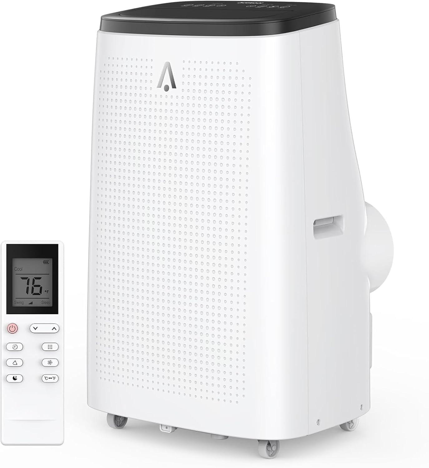15,000 btu portable air conditioner 3-in-1 (cooling, dehumidifying, fan) - portable ac units for rooms | cools 750-850 sq.ft | 100 pints/day | ?54db | window kit included, black-a020b(used)