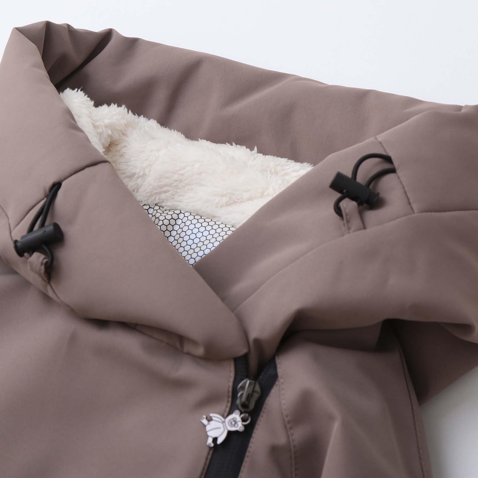 Mono con Capucha y Forro Polar para niño pequeño Abrigo cálido e Ideal para Invierno Ropa Exterior cómoda y para bebés y niños