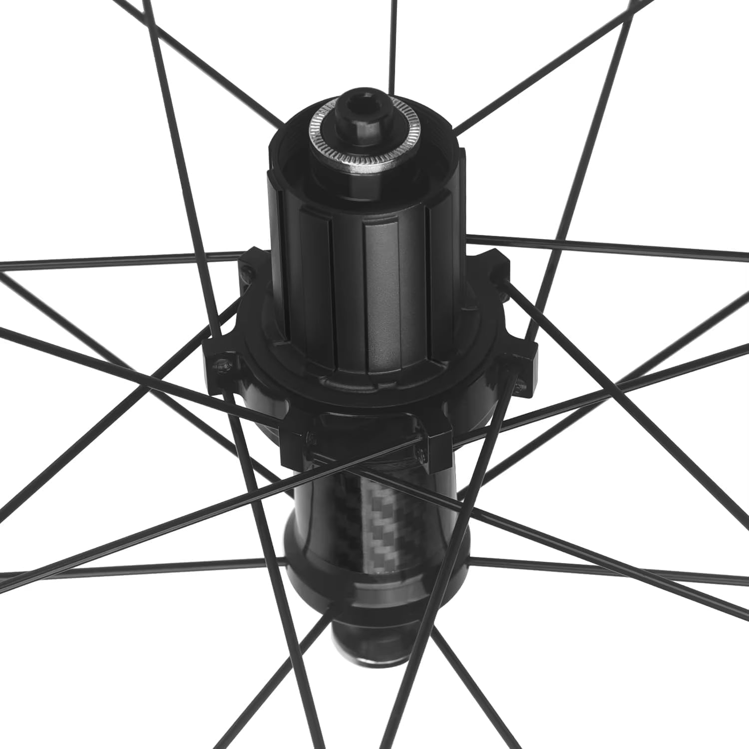 Ruote in Fibra di Carbonio per Bici da Corsa 700C Clincher Set di Ruote 50-45 Mm Superficie Opaca 28 Larghezza QR, Freno C/V, Compatibile HG con Pacchi Pignoni A 7/8/9/10/11/12 velocità