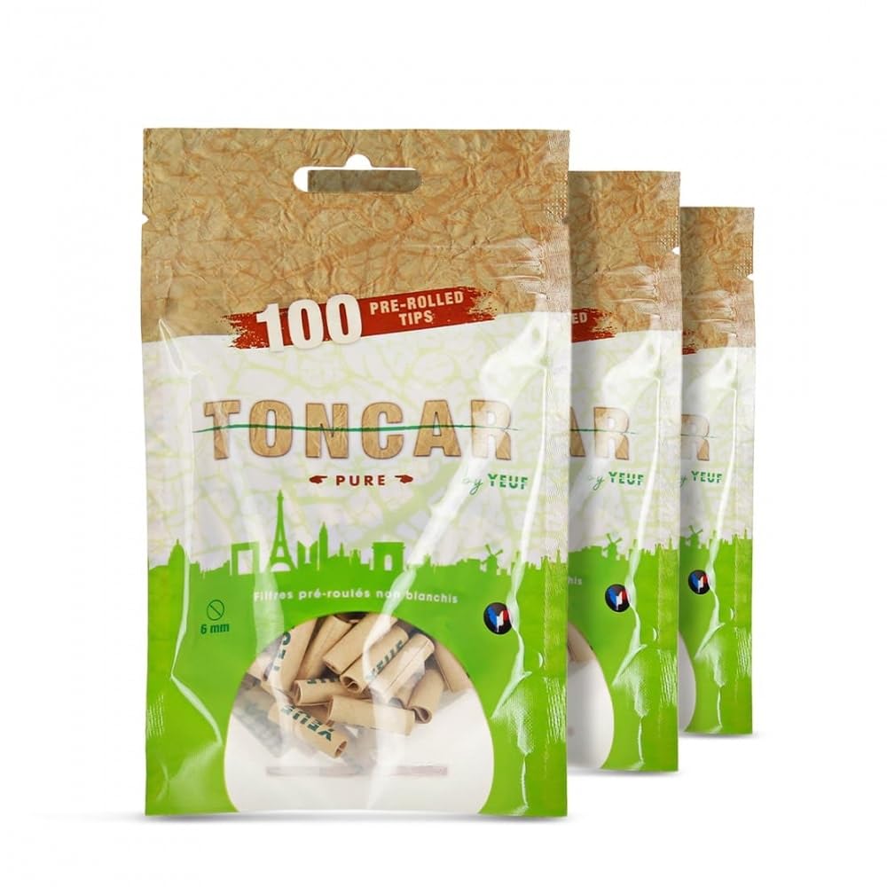 Lot de 5 Sachet de 100 filtres Carton yeuf Pure 6 mm