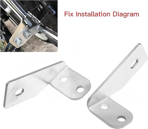 Miniatura 4 de Soporte de riel de alforja lateral roto para Harley Touring, FLT, FLHT, Street Glide, Road Glide, Road King, Electra Glide, Ultra Glide 1984-2008