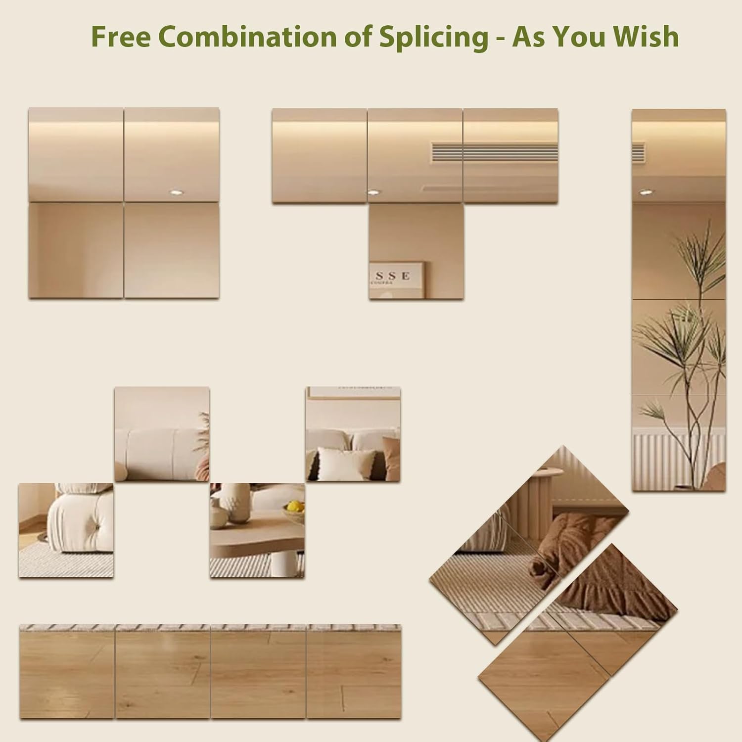 Transform Your Space: HARRITPURE 12PCS Frameless Gym Mirror Review