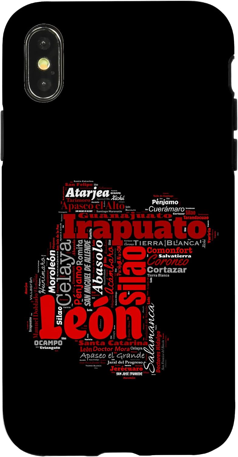 Estado De Guanajuato Mexico Ciudades Y Municipios Regalo Case for iPhone 13